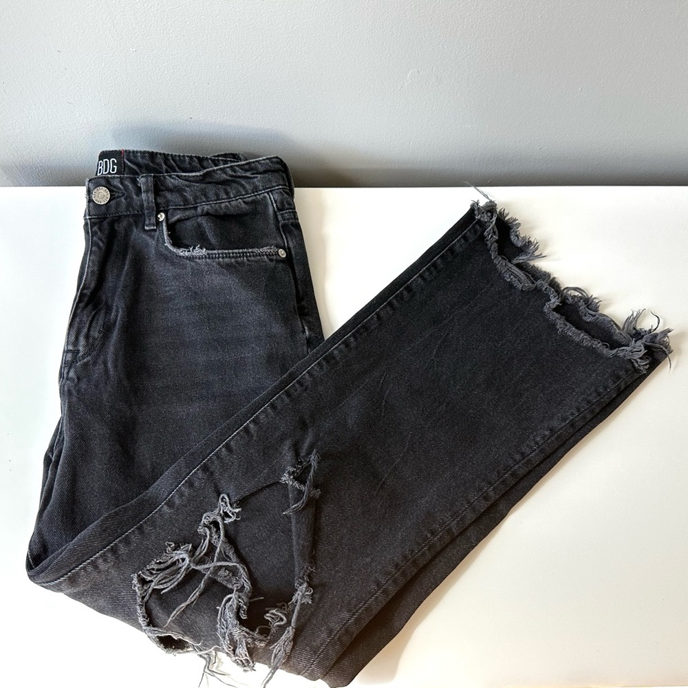 BDG Black Distressed Jeans